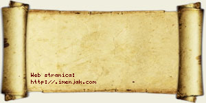 Tanja Šakota vizit kartica